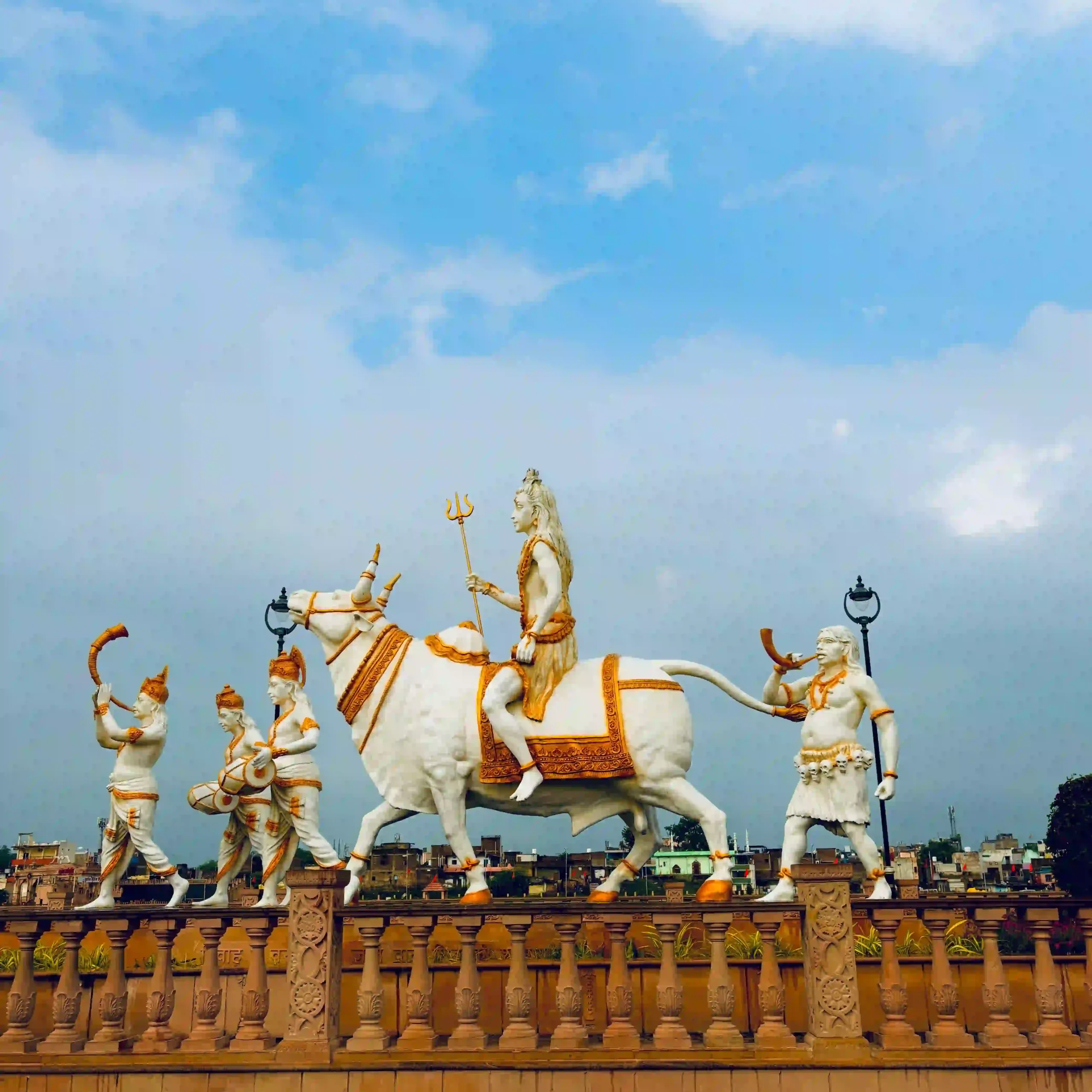 Mahakal Lok Shiva and Nandi sculpture in Ujjain